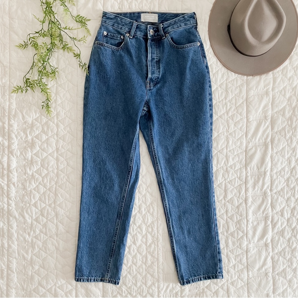 Everlane 90s Curvy Cheeky cropped Straight Jeans - Picture 3 of 4
